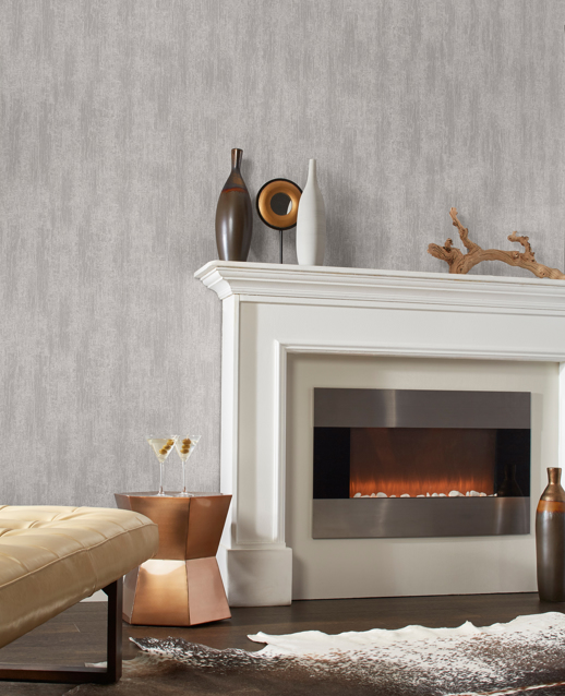 Vinyl Wall Covering Genon Contract Mineral Clay Room Scene