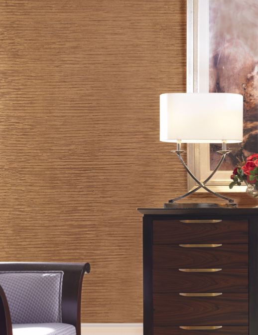 Vinyl Wall Covering Handcrafted Bryson Sepia Room Scene