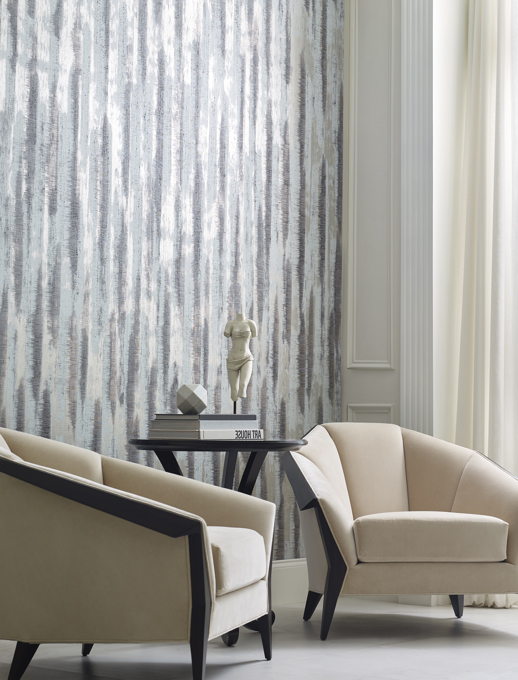 Specialty Wallcovering Handcrafted Soriano Barrier Room Scene