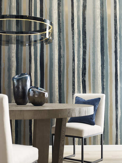 Specialty Wallcovering Handcrafted Tama Oceanic Room Scene