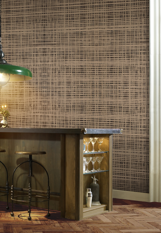 Specialty Wallcovering Handcrafted Wayfair Latte Room Scene