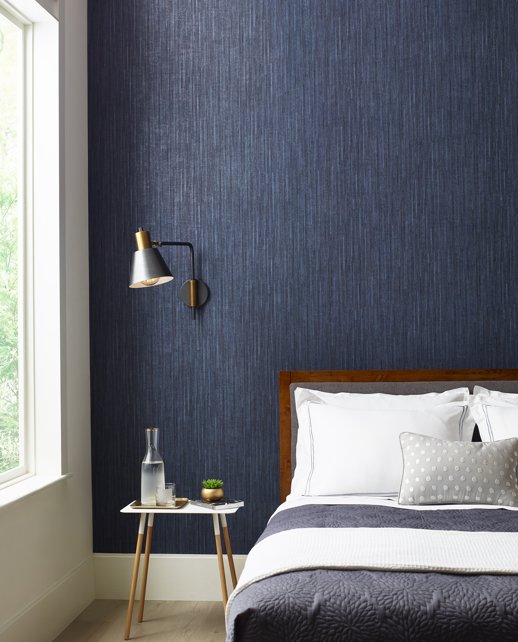 Vinyl Wall Covering Invinci Aurum Magnetite Room Scene
