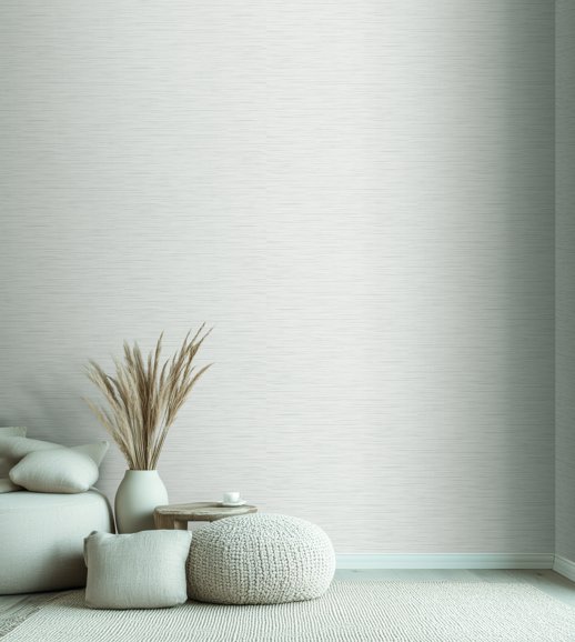 Vinyl Wall Covering Invinci Mizu Muslin Room Scene