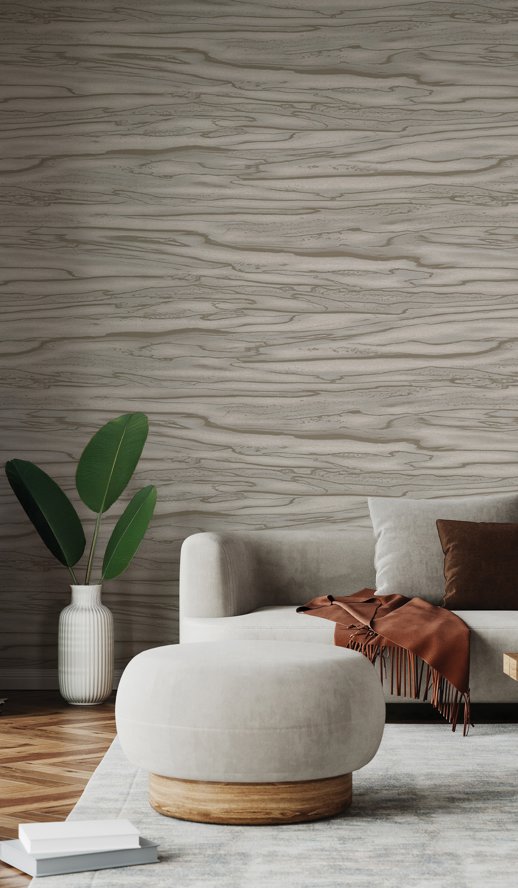 Vinyl Wall Covering Invinci Waterwood Ethereal Room Scene