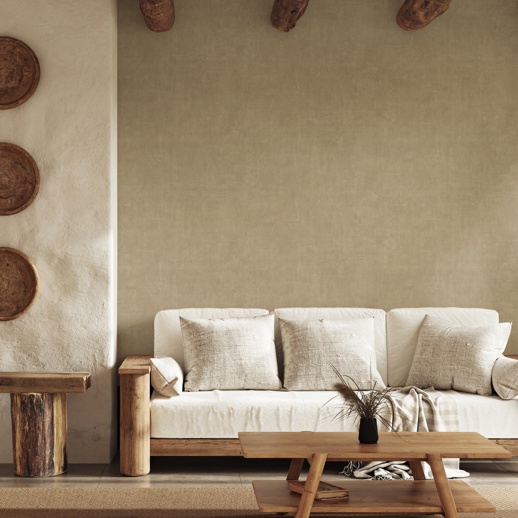 Vinyl Wall Covering Len-Tex Contract Limewash Downy Room Scene