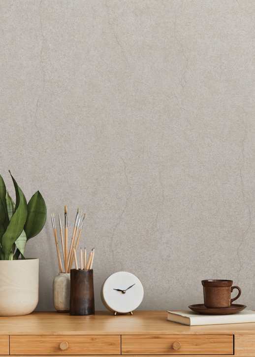 Vinyl Wall Covering Len-Tex Contract Lithic Travertine Room Scene