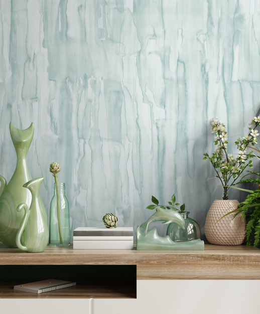 Vinyl Wall Covering Len-Tex Contract Mantra Believer Room Scene