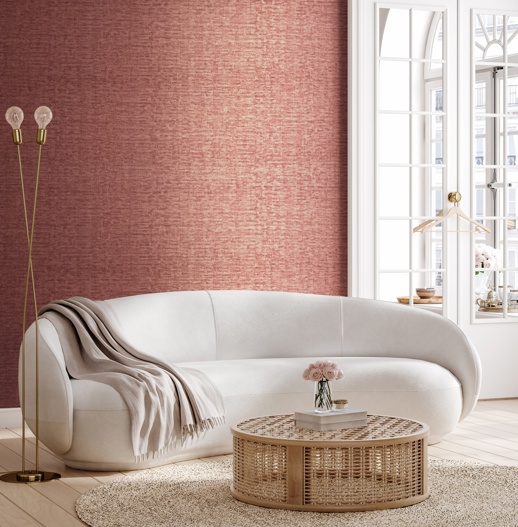 Vinyl Wall Covering Len-Tex Contract Patina Aventurine Room Scene