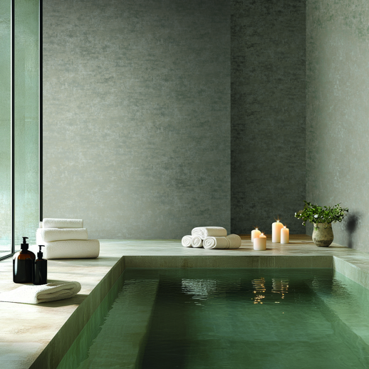 Vinyl Wall Covering NVOLVE Theia Geode Room Scene