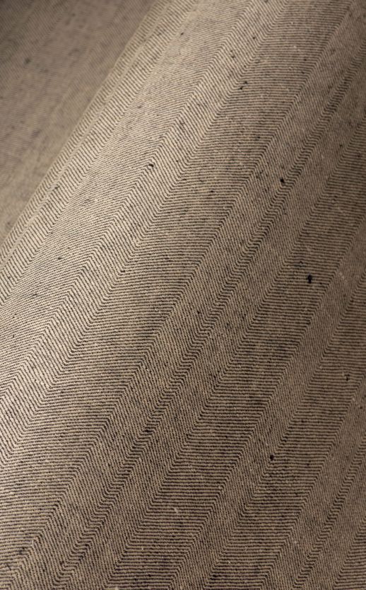 Textile Wallcovering Natural Linens Clive Slate Room Scene