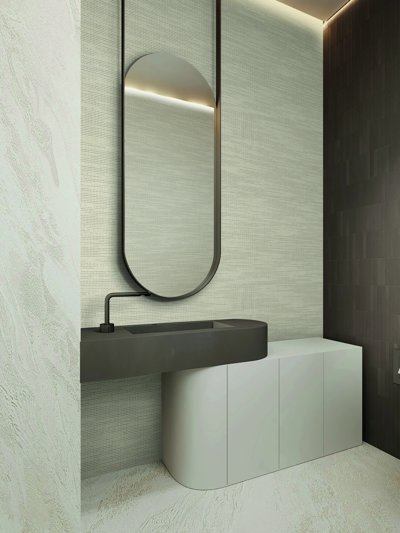 Performance Textile Wallcoverings Capra Room Scene