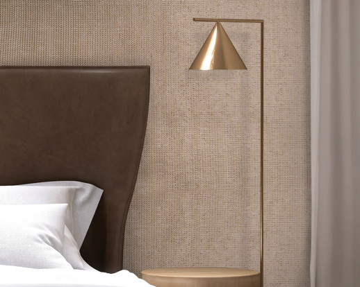 Textile Wallcovering Performance Textile Wallcoverings Mariko Caspian Room Scene