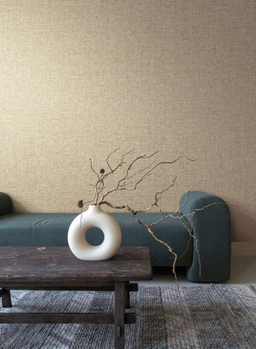 Vinyl Wall Covering Restoration Elements Hammerstone Linen Landscape Room Scene
