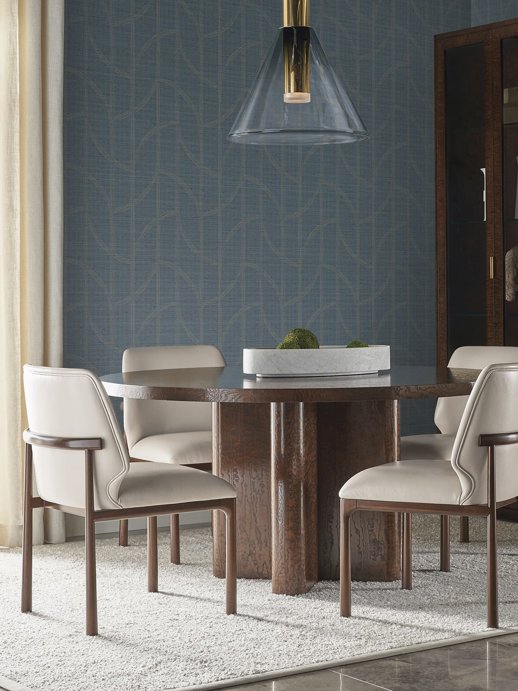 Vinyl Wall Covering Restoration Elements Revival RIVER HAZE Room Scene