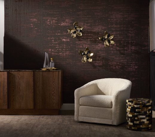 Specialty Wallcovering Specialty Wallcoverings Matrix Onyx Room Scene