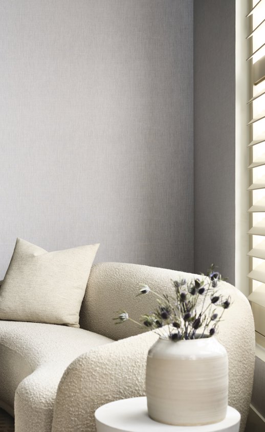 Vinyl Wall Covering Veridia Rhea BALSAM Room Scene
