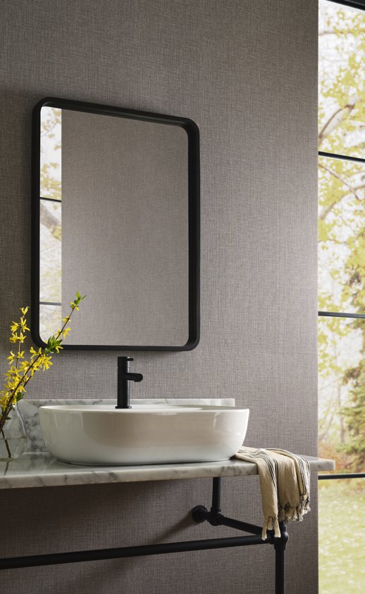 Vinyl Wall Covering Veridia Tapa Weave SEAQUEST Room Scene