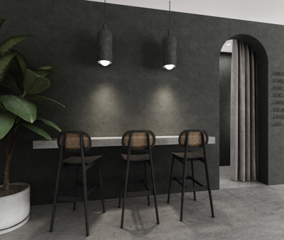 Vycon Contract Canyon Clay Room Scene