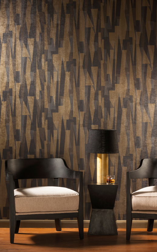 Vinyl Wall Covering Vycon Contract Prism Swinger Room Scene