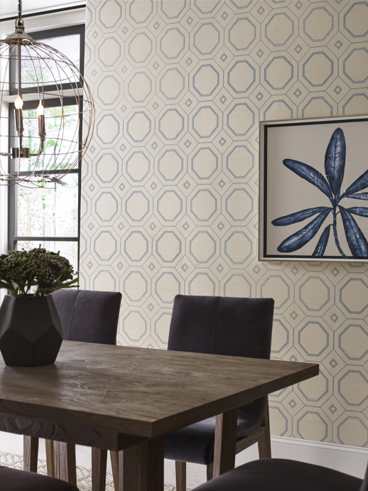 Vinyl Wall Covering Barclay Butera Villa Room Scene