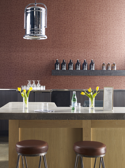 Vinyl Wall Covering Encore 2 Canterbury Brocade Room Scene