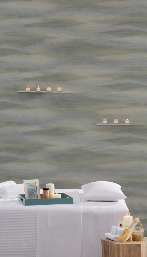 Vinyl Wall Covering Genon Contract Horizon Clear Skies Room Scene